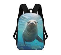 sinyumoney Sea Lion Friend Sacs À Dos 17 Pouces Pour Enfants, Sacs D'école Imprimés En 3D Pour Élèves Du Primaire Et Du Collège, Garçons Et Filles