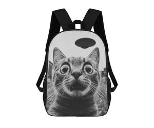 sinyumoney Selfie Cat And UFO Sacs À Dos Imprimés En 3D Pour Enfants, Sacs D'école Tendance Pour Garçons, Sacs De Voyage, Sacs Scolaires Pour Élèves Du Primaire 17inch