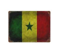 sinyumoney Senegal Plaque Murale En Métal Style Vintage, Décoration Murale Pour Garage Ou Bureau À Domicile11.8 x15.7