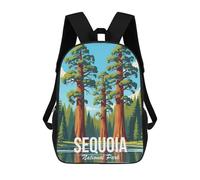sinyumoney Sequoia National Park Sacs À Dos Scolaires Pour Enfants, Sac D'école Imprimé En 3D Pour Garçons, Élèves Du Primaire Et Du Collège 17inch
