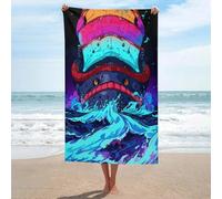 sinyumoney Serviette de Plage Ultra Douce « Monstres Marins galactiques », Grande Taille, idéale pour Le Camping et Les Vacances (130 cm x 80 cm). Cadeau Parfait pour Le Camping et Les Vacances.