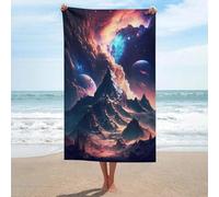 sinyumoney Serviettes Dawn of Discovery Nebula Grandes Serviettes Absorbantes Douces pour la Peau Serviette de Plage pour Spa Salle de Sport Hôtel 130cm*80cm