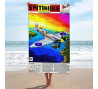 sinyumoney Serviettes de Bain Spitfire : la légende Continue ! Serviette de Plage légère, Douce et absorbante, idéale pour la Maison. Taille Unique.