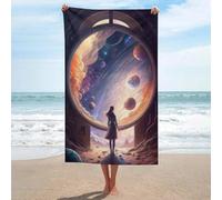 sinyumoney Serviettes de Bain The Door to The Unknown V5, absorbantes, à séchage Rapide, idéales pour la Plage, Le Nettoyage et Le Massage du Corps (Hommes et Femmes), Taille Unique.