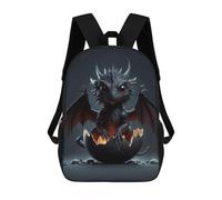 sinyumoney Shadows of Birth Sac À Dos Scolaire Enfant Tendance Et Décontracté, Sac À Dos Imprimé En 3D Pour Garçon, Grand Sac À Dos 17inch