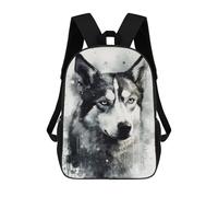 sinyumoney Siberian Husky Dog Charm Sac À Dos Imprimé En 3D Pour Garçons, Sac D'école Grande Capacité, Sac De Voyage, Sac À Livres, Sac D'école Pour Garçons, Mochila 17inch