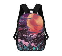 sinyumoney Silent Planet A Lone Warrior's Journey Sac À Dos Enfant, Cartable, Sac D'école, Motif Dessin Animé 3D, Sac Pour Ordinateur Portable, Pour Garçons Et Filles 17inch