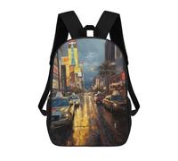 sinyumoney Sin City Las Vegas USA Sac À Dos Imprimé En 3D Pour Enfants, Sac D'école Grande Capacité, Sac De Voyage, Sac À Livres, Sac À Dos Scolaire Pour Enfants 17inch