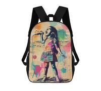sinyumoney Sirens Kids Song Sac À Dos Scolaire Imprimé En 3D Pour Enfants, Sac À Dos Garçon/fille, Sac De Voyage Pour Enfants 17inch