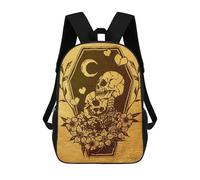 sinyumoney Skeleton Lovers Sac À Dos, Cartable Imprimé En 3D, Sac À Goûter, Sac À Dos De Voyage, Sac À Dos Entre Amis, Sac À Dos Scolaire Pour Filles Et Garçons 17inch
