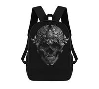 sinyumoney Skull with Voodoo Mask Sac À Dos, Cartable Imprimé En 3D, Sac À Goûter, Sac À Dos De Voyage, Sac À Dos Entre Amis, Sac À Dos Scolaire Pour Filles Et Garçons 17inch