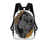 sinyumoney Skulls Love Sacs À Dos Pour Enfants 17inch Sac À Dos Scolaire, Sac Imprimé En 3D, Cartable Pour Enfants, Sac De Voyage, Sac À Dos Garçon Fille, Sac D'école Pour Enfants