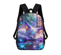 sinyumoney Sleeping Baby Kitsune Sac À Dos Scolaire Imprimé En 3D Pour Garçons Et Filles, Sac À Dos Pour Enfants, Sac De Voyage 17inch