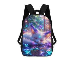 sinyumoney Sleeping Baby Kitsune Sac À Dos Scolaire, Sac À Dos Pour Garçons Et Adolescents, Cadeau, Sac À Dos Imprimé En 3D, Sac À Dos Scolaire, Sac À Livres 17inch