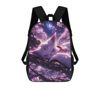 sinyumoney Sleeping Kitsune in Cherry Blossoms Sacs À Dos Pour Enfants, Sac À Dos Scolaire, Sac À Dos Imprimé En 3D Pour Enfants, Sac À Dos De Voyage, Sac À Livres, Sac D'école Pour Enfants 17inch