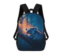 sinyumoney Sleepy Koala in Tree Sacs À Dos 17 Pouces Pour Enfants, Sacs D'école Imprimés En 3D Pour Élèves Du Primaire Et Du Collège, Garçons Et Filles