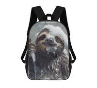 sinyumoney Sloth in A Bubble Bath Sac À Dos Scolaire, Sac À Dos Professionnel Pour Ordinateur Portable, Sac À Dos Unisexe Décontracté Pour Hommes, Femmes Et Adolescents 17inch