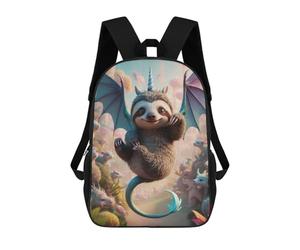 sinyumoney Sloth Pup Dragon Unicorn Hybrid Sacs À Dos Pour Enfants, Sac À Dos Scolaire, Sac À Dos Imprimé En 3D Pour Enfants, Sac À Dos De Voyage, Sac À Livres, Sac D'école Pour Enfants 17inch