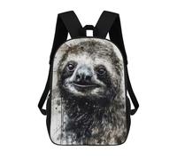sinyumoney Sloth Slow And Steady Sac À Dos Scolaire Enfant Tendance Et Décontracté, Sac À Dos Imprimé En 3D Pour Garçon, Grand Sac À Dos 17inch