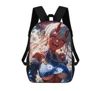 sinyumoney Smiling Oni Anime Girl Sac À Dos Imprimé 3D Pour Enfants, Sac À Dos Léger Pour Écoliers Et Écoliers, Sac À Goûter Pour La Crèche 17inch