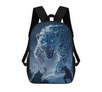 sinyumoney Snow Leopard Attack Sac À Dos Enfant, Cartable, Sac D'école, Motif Dessin Animé 3D, Sac Pour Ordinateur Portable, Pour Garçons Et Filles 17inch