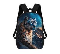sinyumoney Snow Leopard Majesty -1 Sac À Dos Pour Garçons Et Adolescents, Sacs À Dos Pour Filles, Sacs À Dos Pour Tout-petits, Sacs À Livres Pour L'école Primaire Et Le Collège 17inch