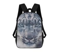 sinyumoney Snow Leopard Sacs À Dos Pour Enfants, Sac À Dos Scolaire Imprimé En 3D Pour Enfants, Sac À Dos De Voyage, Sac À Livres Pour Enfants 17inch Sac D'école