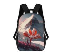 sinyumoney Snowy Mountain Sac À Dos En Peluche À Motif Dessin Animé, Sac À Dos 3D Pour Enfants, Idée Cadeau D'anniversaire Pour Garçons Et Filles 17inch