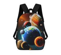 sinyumoney Solar System Planets Artwork Sac À Dos Enfant, Cartable, Sacs À Dos Scolaires Imprimés En 3D Pour Élèves Du Primaire Et Du Collège, Cadeau D'anniversaire Pour Adolescents 17inch