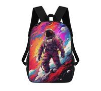sinyumoney Space Astronaut Adventure -3 Sac À Dos Scolaire, Sac À Dos Pour Ordinateur Portable, Sac À Dos Pour Adolescents, Filles, Garçons, Femmes Et Hommes 17inch