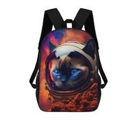 sinyumoney Space Cat Adventure -16 Sac À Dos Enfant, Cartable, Sacs À Dos Scolaires Imprimés En 3D Pour Élèves Du Primaire Et Du Collège, Cadeau D'anniversaire Pour Adolescents 17inch