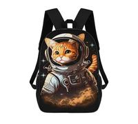 sinyumoney Space Cat Adventure Sac À Dos Professionnel Pour Ordinateur Portable, Sac À Dos Unisexe Décontracté Pour Filles, Garçons Et Adolescents 17inch