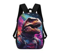 sinyumoney Space Dinosaur Adventure -23 Sac À Dos Scolaire Pour Enfants, Imprimé En 3D, Tendance Et Décontracté, Pour Garçons, Élèves Du Primaire Et Du Collège 17inch