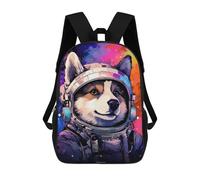 sinyumoney Space Dog Adventure-248 Sacs À Dos Pour Enfants, Sac À Dos Scolaire Imprimé En 3D Pour Enfants, Sac À Dos De Voyage, Sac À Livres Pour Enfants 17inch Sac D'école