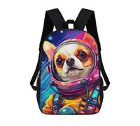 sinyumoney Space Dog Adventure -28 Sac À Dos Pour Garçons Et Adolescents, Sacs À Dos Pour Filles, Sacs À Dos Pour Tout-petits, Sacs À Livres Pour L'école Primaire Et Le Collège 17inch