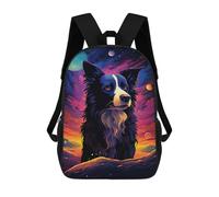 sinyumoney Space Dog Adventure-289 Sacs À Dos Imprimés En 3D Pour Enfants 17inch Sacs À Dos Tendance Et Décontractés Pour La Journée, Sacs De Voyage, Sacs À Dos D'extérieur Pour Garçons Et Filles