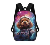 sinyumoney Space Dog Adventure-322 Sac À Dos Enfant, Cartable, Sacs À Dos Scolaires Imprimés En 3D Pour Élèves Du Primaire Et Du Collège, Cadeau D'anniversaire Pour Adolescents 17inch