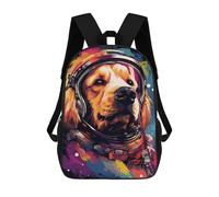 sinyumoney Space Dog Adventure -83 Sacs À Dos Pour Enfants 17inch Sac À Dos Scolaire, Sac D'école Imprimé En 3D Pour Garçons, Élèves Du Primaire Et Du Collège