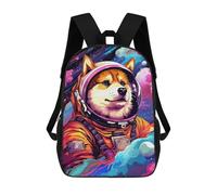 sinyumoney Space Dog Astronaut Suit 17inch Sacs À Dos Scolaires Imprimés En 3D - Sacs À Dos Tendance Pour Garçons Du Primaire Et Du Collège