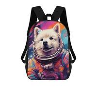 sinyumoney Space Dog Explorer-165 Sacs À Dos Imprimés En 3D Pour Enfants 17inch Sacs À Dos Tendance Et Décontractés Pour La Journée, Sacs De Voyage, Sacs À Dos D'extérieur Pour Garçons Et Filles
