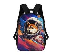 sinyumoney Space Dog Explorer-175 Sacs À Dos Imprimés En 3D Pour Enfants 17inch Sacs À Dos Tendance Et Décontractés Pour La Journée, Sacs De Voyage, Sacs À Dos D'extérieur Pour Garçons Et Filles