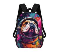 sinyumoney Space Dog Explorer-32 Sacs À Dos Pour Enfants, Sac À Dos Scolaire Imprimé En 3D Pour Enfants, Sac À Dos De Voyage, Sac À Livres Pour Enfants 17inch Sac D'école