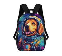 sinyumoney Space Dog Explorer-81 17inch Sac À Dos Scolaire Imprimé En 3D Pour Enfants, Style Décontracté Et Tendance, Idéal Pour Les Voyages Et Les Études.