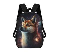 sinyumoney Space Dog Portrait -9 Sacs À Dos Imprimés En 3D Pour Enfants, Sacs D'école Tendance Pour Garçons, Élèves Du Primaire Et Du Collège 17inch