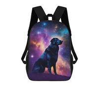 sinyumoney Space Dog Sacs À Dos Scolaires Pour Enfants, Sac D'école Imprimé En 3D Pour Garçons, Élèves Du Primaire Et Du Collège 17inch