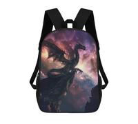 sinyumoney Space Dragon On The Edge Sac À Dos, Cartable Imprimé En 3D, Sac À Goûter, Sac À Dos De Voyage, Sac À Dos Entre Amis, Sac À Dos Scolaire Pour Filles Et Garçons 17inch