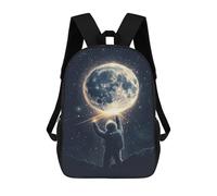 sinyumoney Space Exploration Adventure Sacs À Dos Pour Enfants, Sac À Dos Scolaire Imprimé En 3D Pour Enfants, Sac À Dos De Voyage, Sac À Livres Pour Enfants 17inch Sac D'école