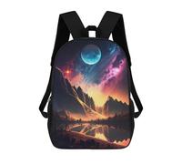 sinyumoney Space Exploration Sac À Dos Avec Poche, Sacs À Dos Imprimés En 3D, Sacs De Voyage, Sacs À Livres, Sacs D'école Pour Enfants 17inch