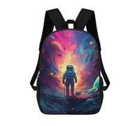 sinyumoney Space Explorer Adventure -1 Sacs À Dos Tendance Imprimés En 3D 17inch Sac D'école Décontracté Pour Enfants, Garçons, Élèves Du Primaire Et Du Collège