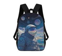 sinyumoney Space Explorer Astronaut Artwork -2 17inch Sacs À Dos Scolaires Imprimés En 3D - Sacs À Dos Tendance Pour Garçons Du Primaire Et Du Collège